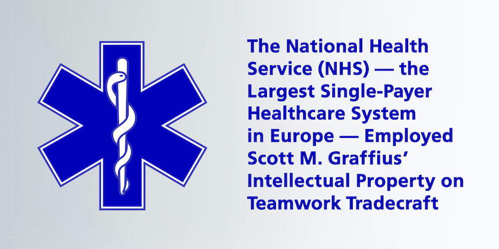 The National Health Service (NHS) – the Largest Single-Payer Healthcare System in Europe – Employed Scott M. Graffius Intellectual Property on Teamwork Tradecraft (ASG) - LwRes